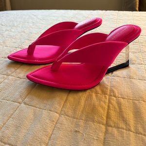 Good American shoes worn once very cute